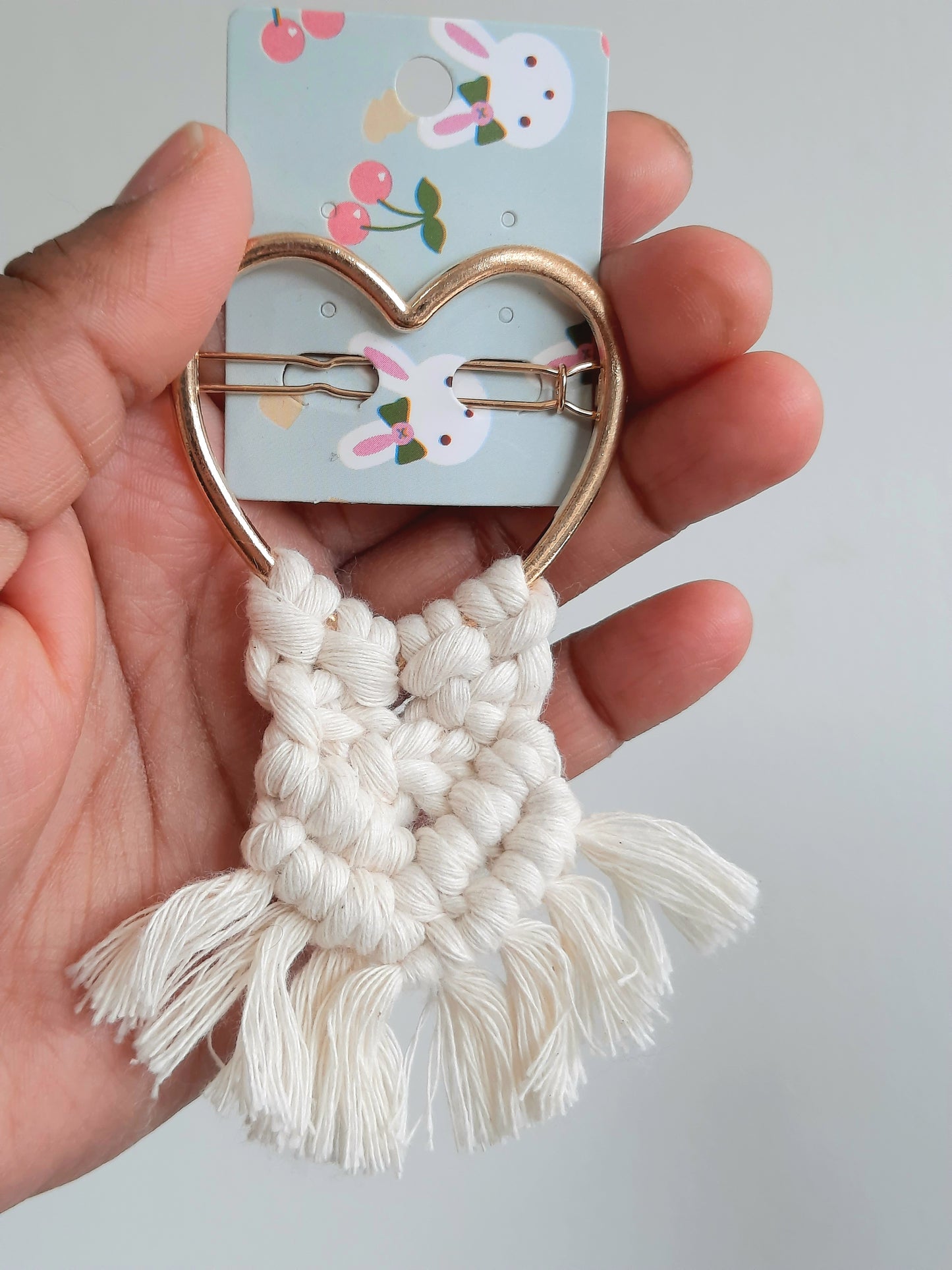 Macrame Hair Clips