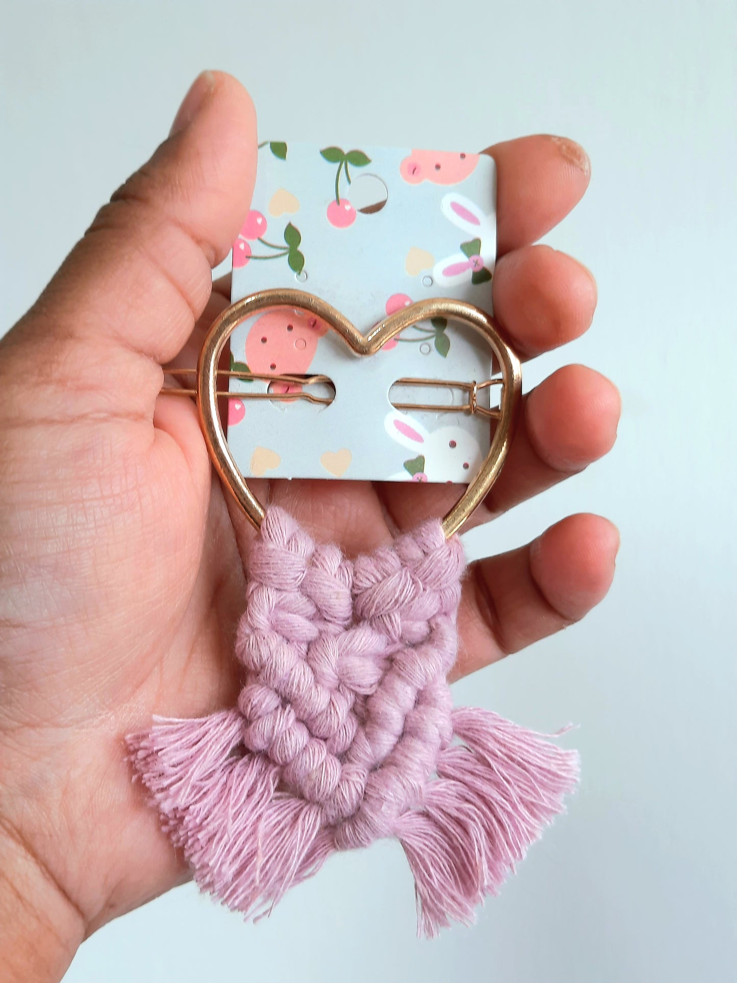 Macrame Hair Clips