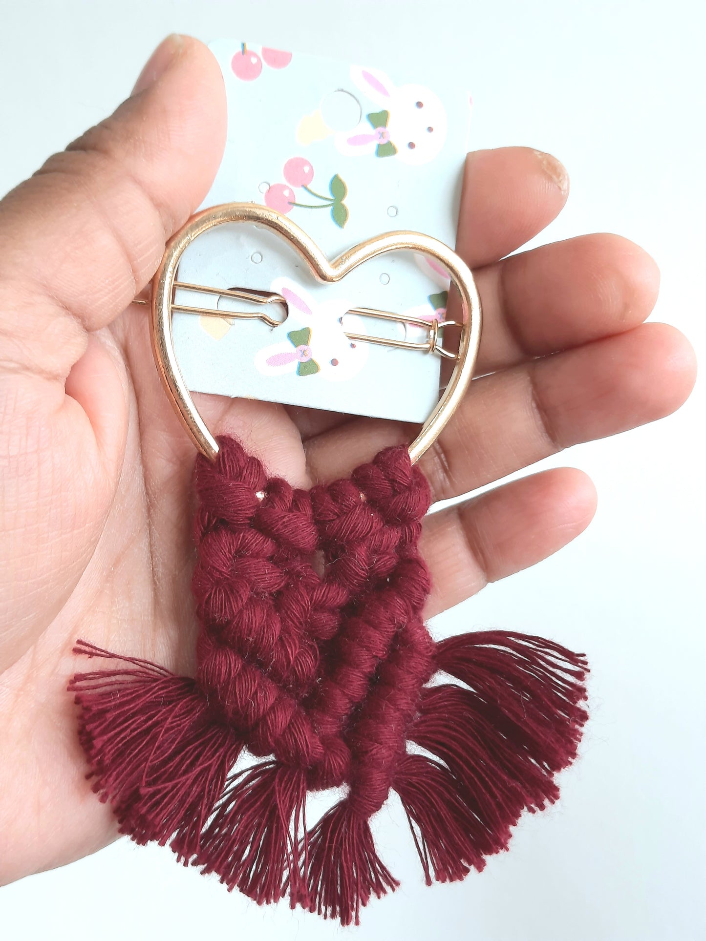 Macrame Hair Clips