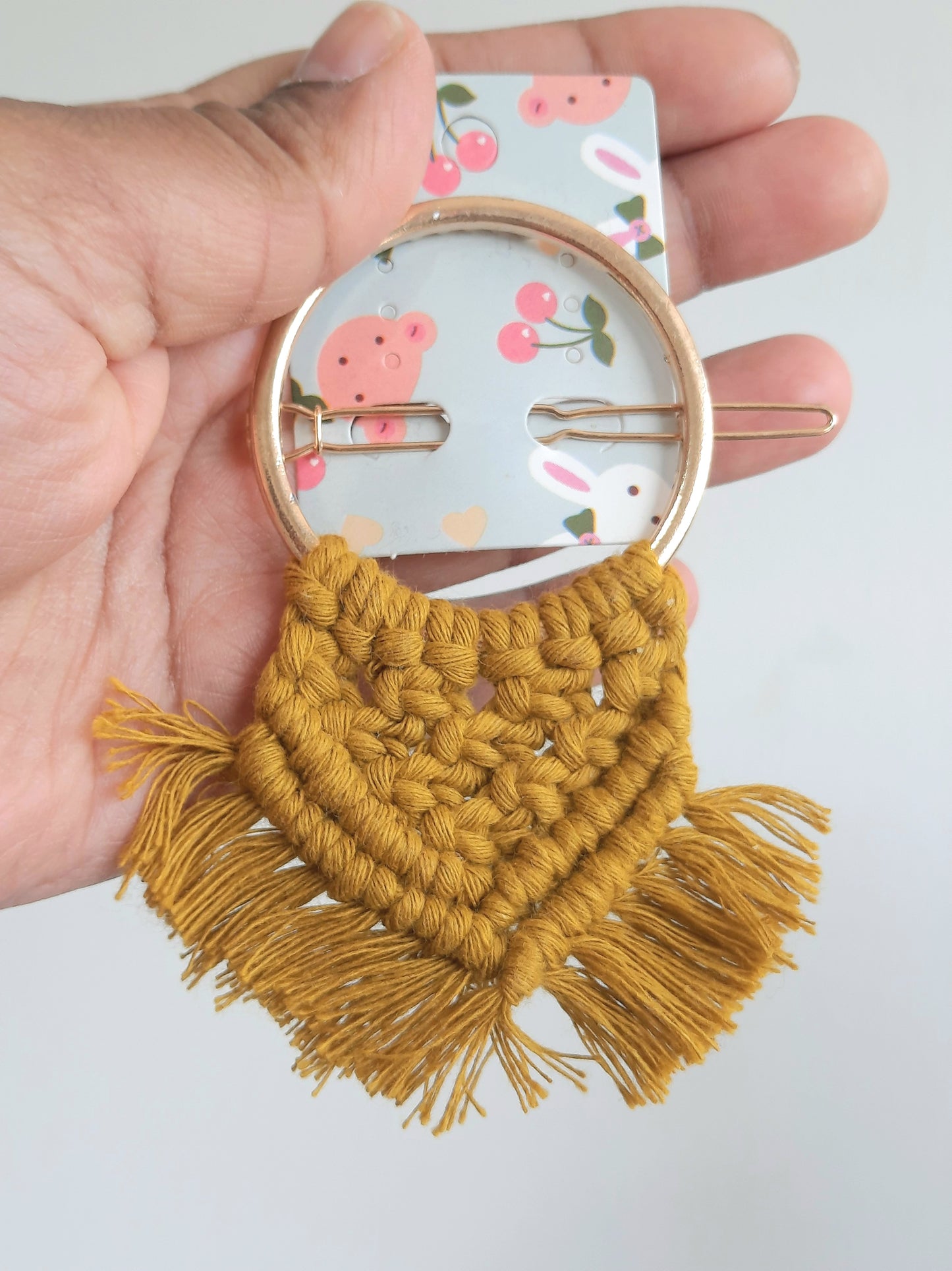 Macrame Hair Clips