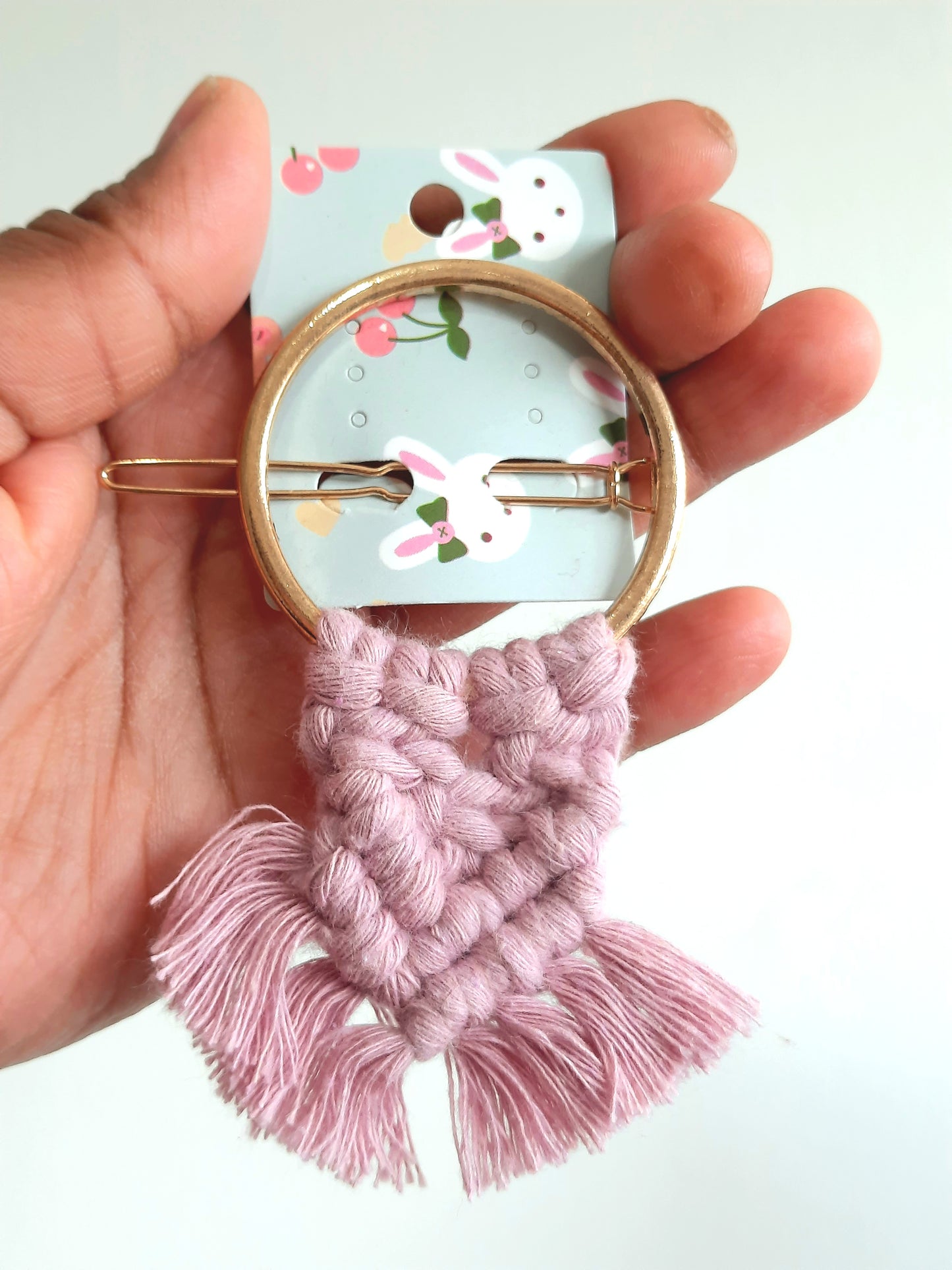 Macrame Hair Clips