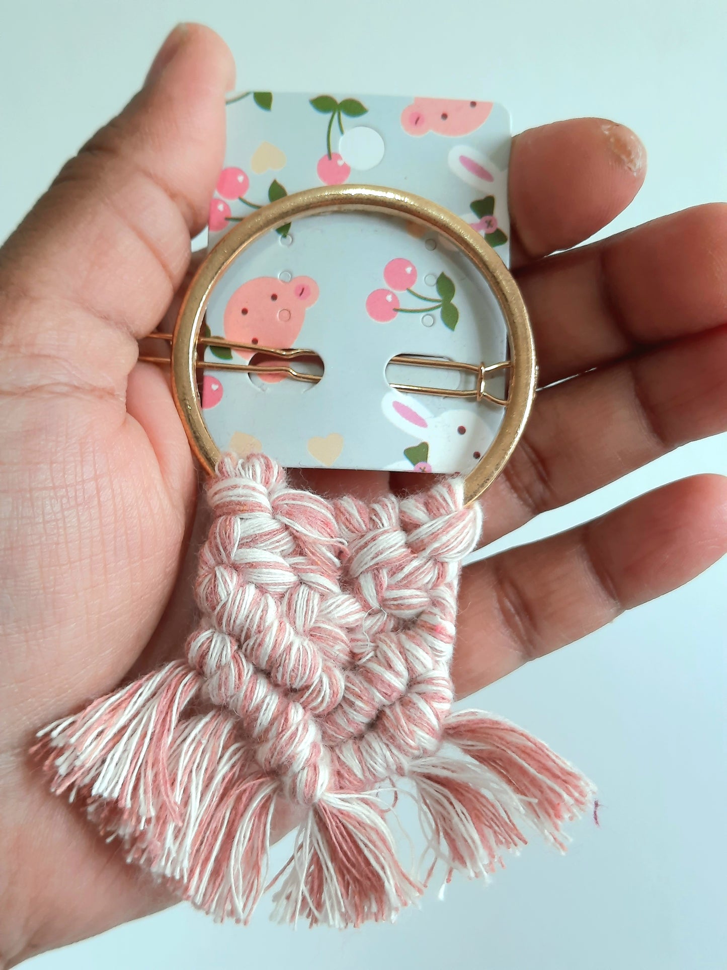 Macrame Hair Clips