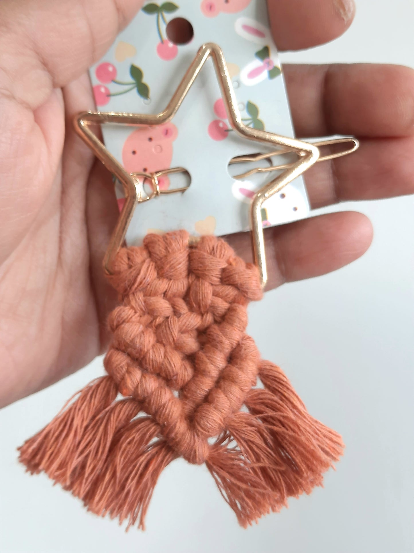 Macrame Hair Clips