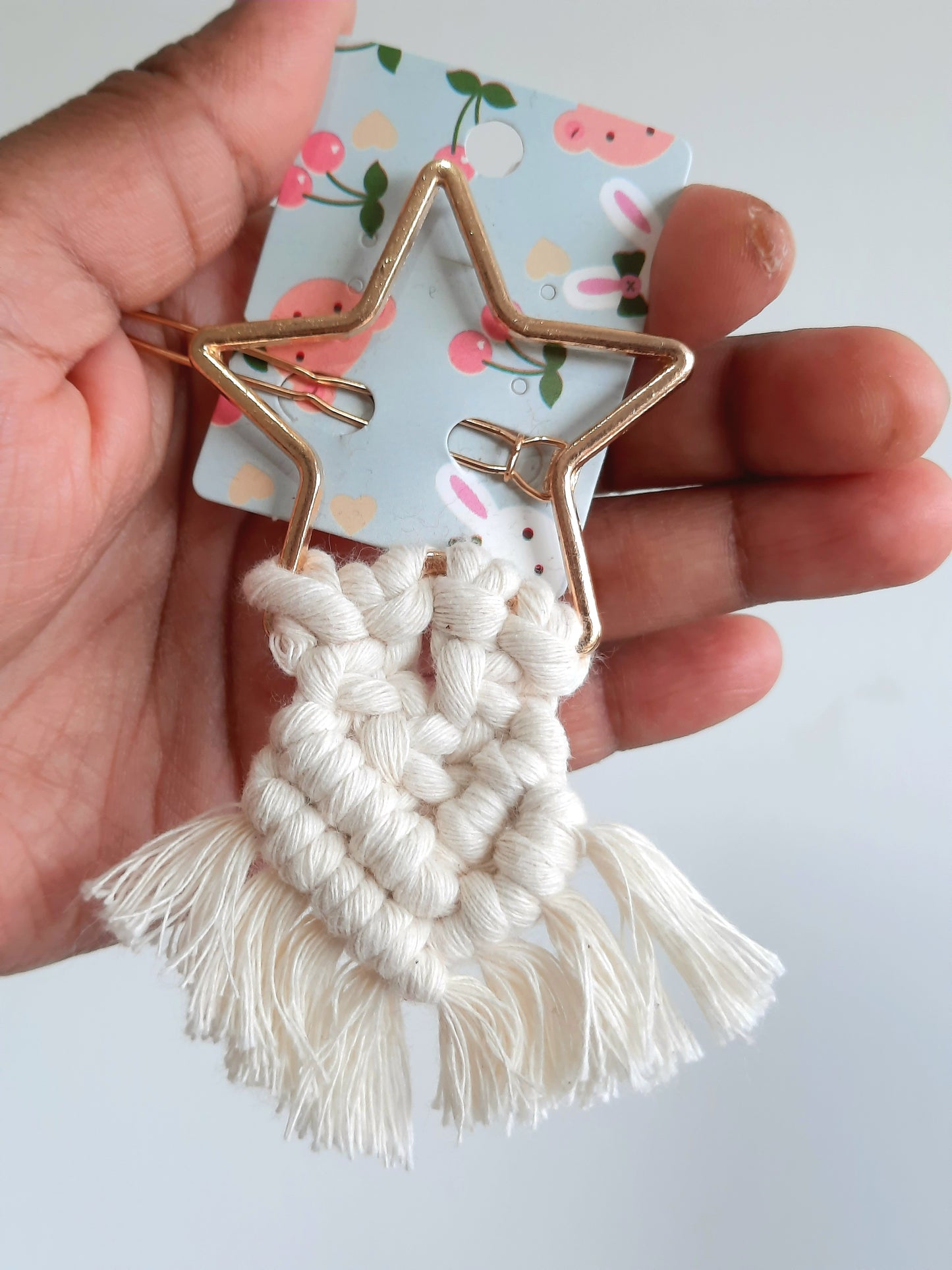 Macrame Hair Clips