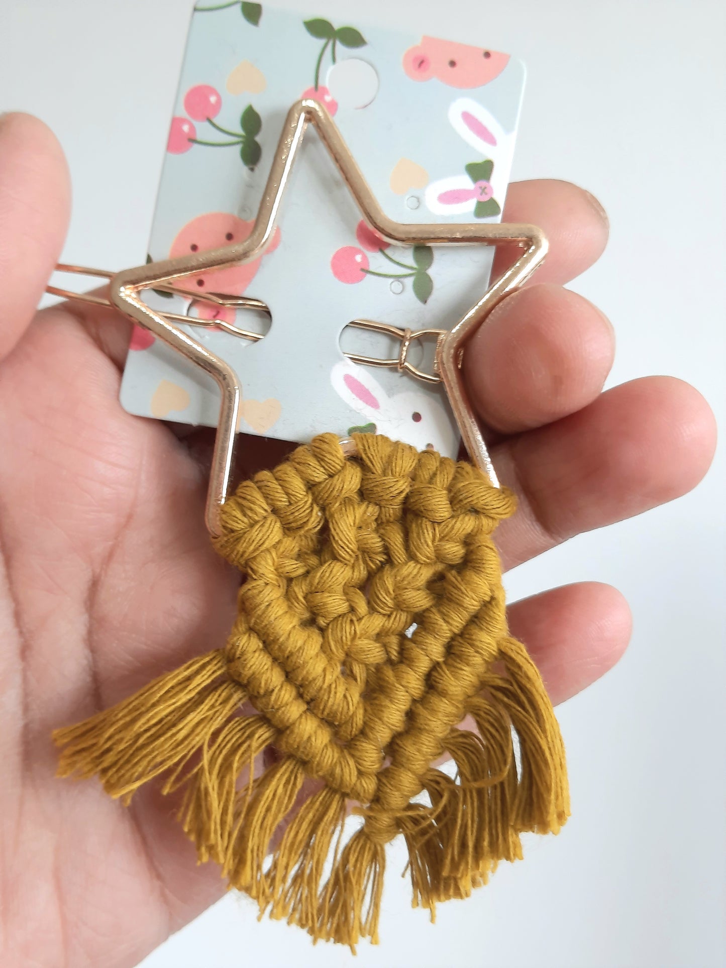 Macrame Hair Clips