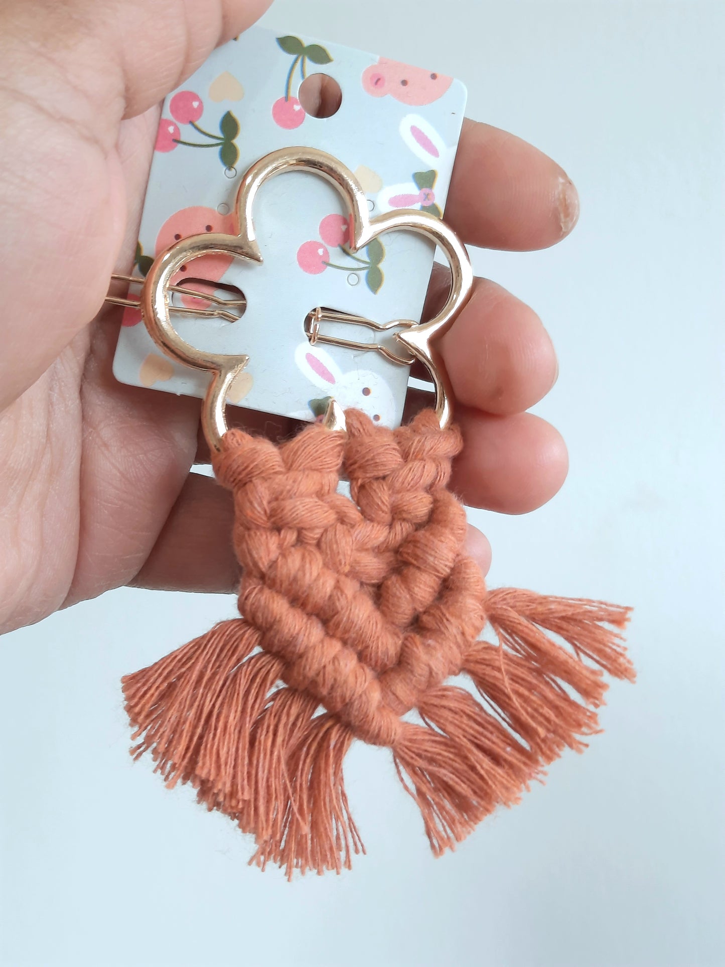 Macrame Hair Clips