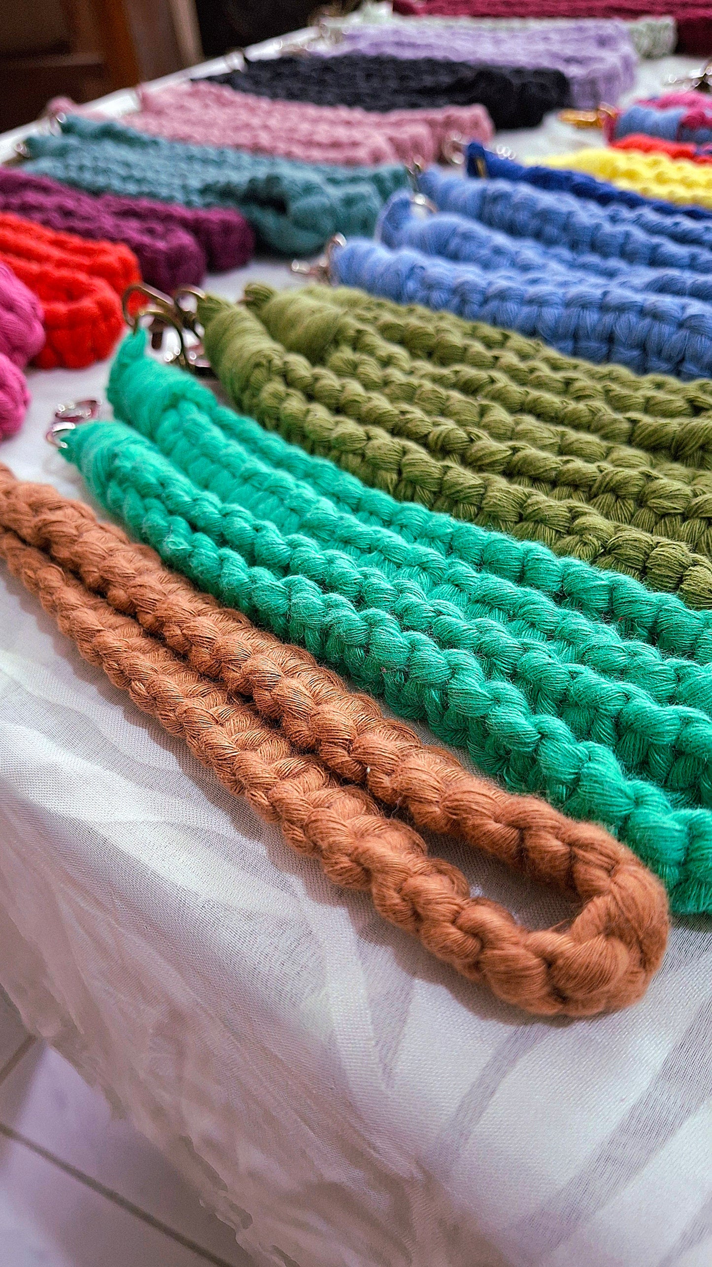 Wristlet Macrame Keychains
