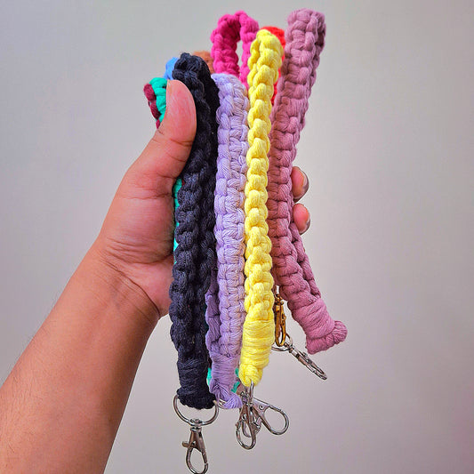 Wristlet Macrame Keychains