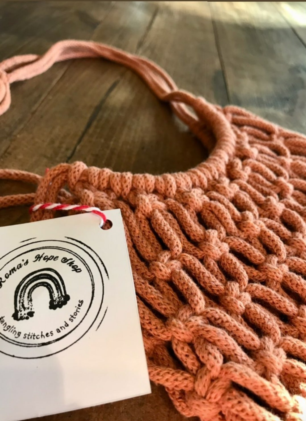 Braided Macrame Tote, Boho Beach Bag, Shopping Tote