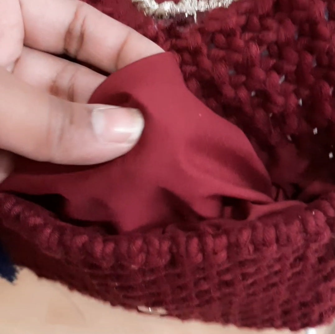 Macrame Sling Purse