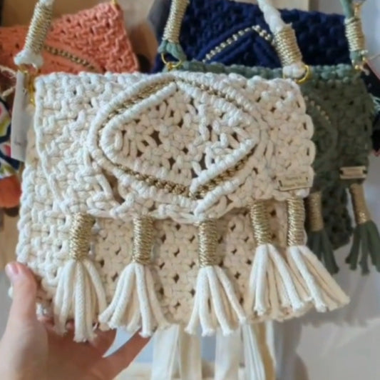 Macrame Sling Purse